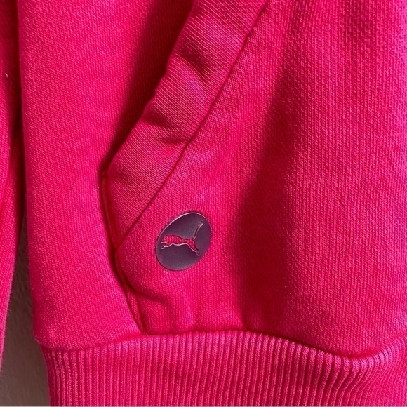 Puma Sport Lifestyle Red Hoodie Pullover Sweater Size Small - Picture 7 of 7